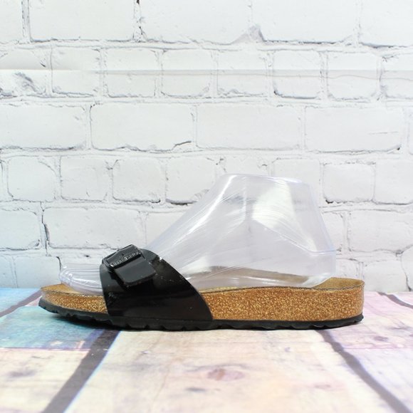 Birkenstock Shoes - BIRKENSTOCK MADRID EVA Patent Leather Sandal Sz 37
